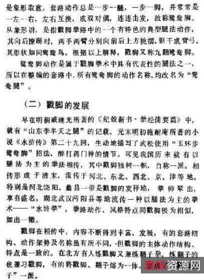 中华武术《吴斌楼戳脚翻子全书》分享