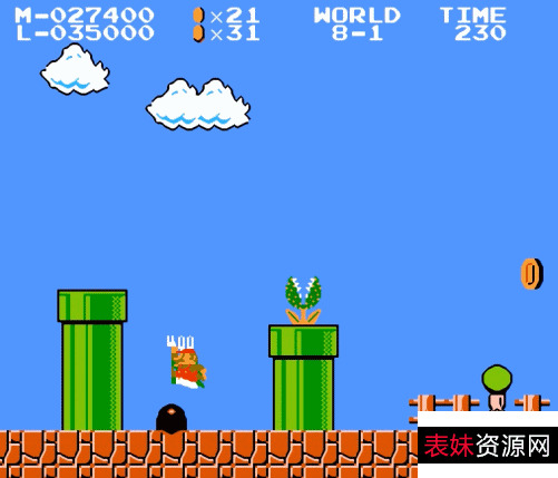 超级好玩的Flash小游戏，魂斗罗+超级玛丽的合体版，存了无聊的时候来一把，忆青春！（有时限）