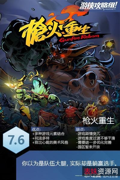 【枪火重生v1.0最新免安装版】融合了第一人称射击的冒险闯关游戏。可C纵不同能力的英雄组建多种Build玩法，使用随机掉落的武器在随机性关卡中进行冒险挑战！