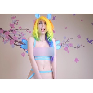 虎牙MH彩虹小马精彩舞蹈，百度盘购入马叉虫，弯腰翘臀，让你感受最美的自由