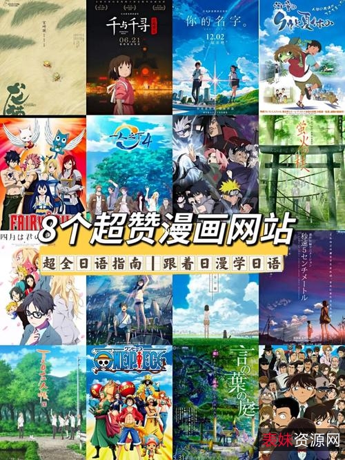 超全动漫资源合集：全球热门动漫一网打尽