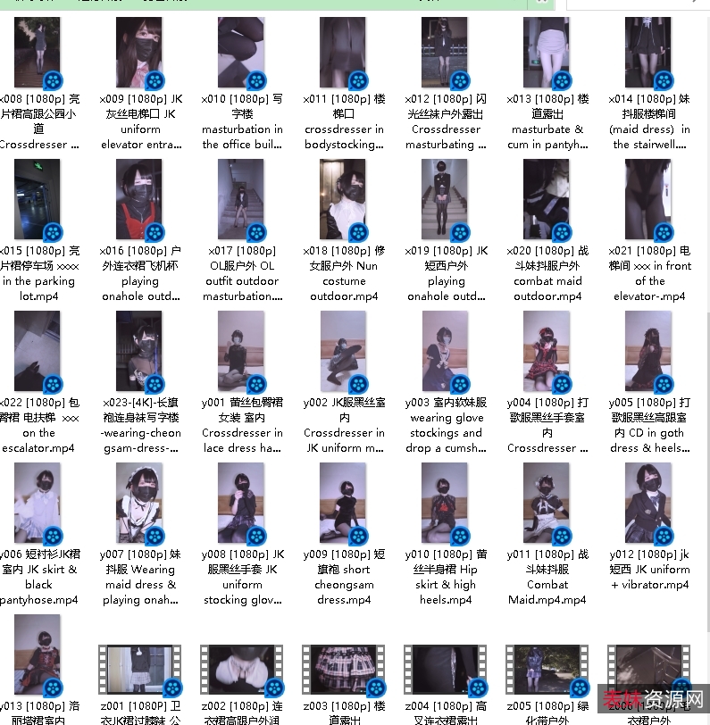 那么这个22.2G的曦曦COSPLAY视频合集绝对不容错过！