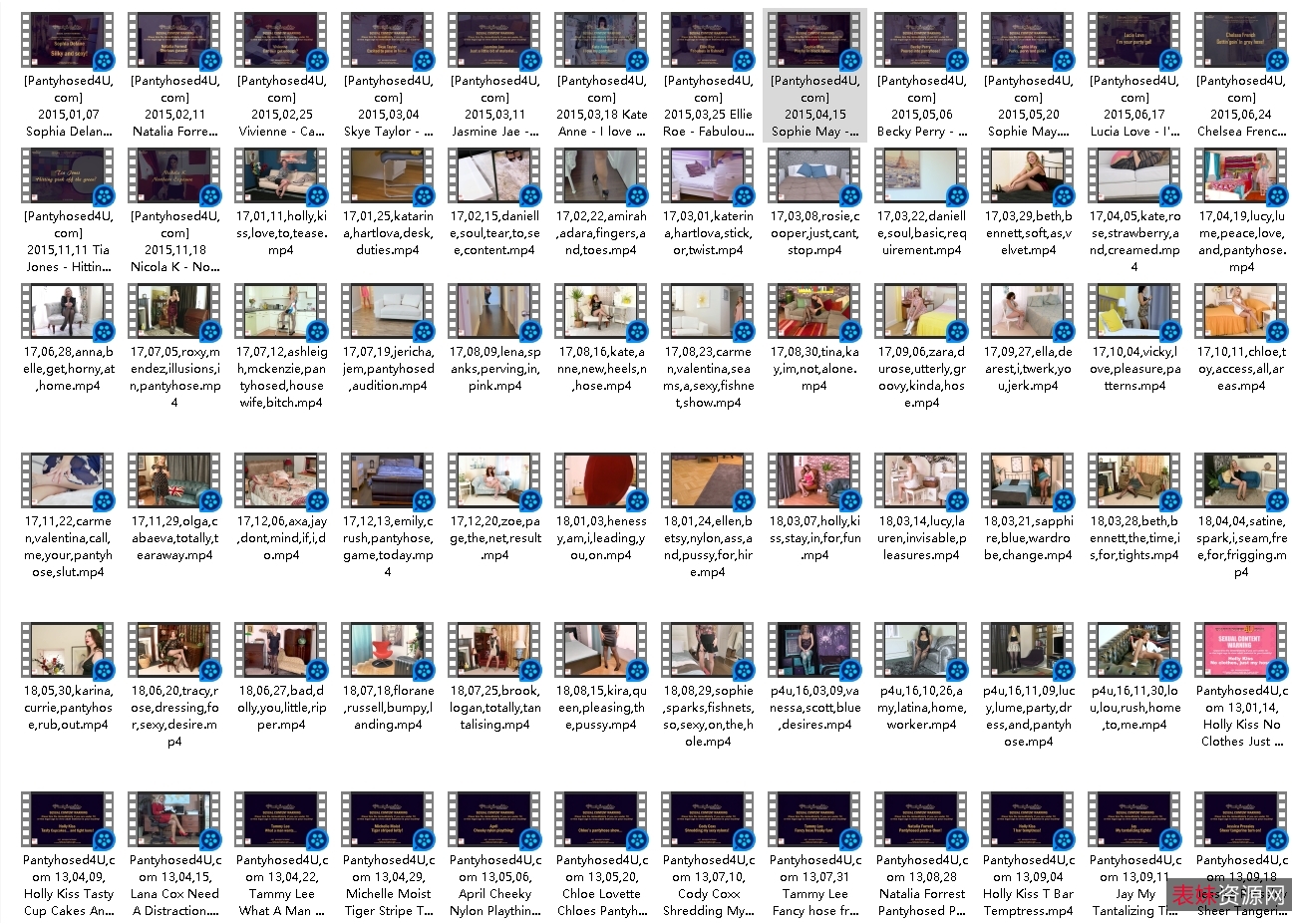 放飞自我:欧美熟女性感丝袜合集133V,63.5G,百度云下载,水印9金币